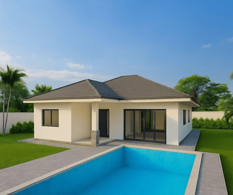 Blue and White Modern Real Estate Facebook Post-2